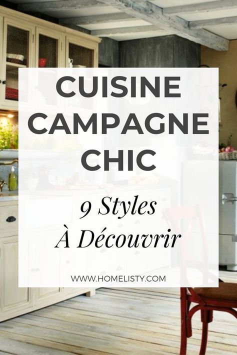 Les cuisines au style champagne chic vous plaisent ? Alors, découvrez ces 9 idées de déco pour adopter la cuisine campagne chic chez vous.