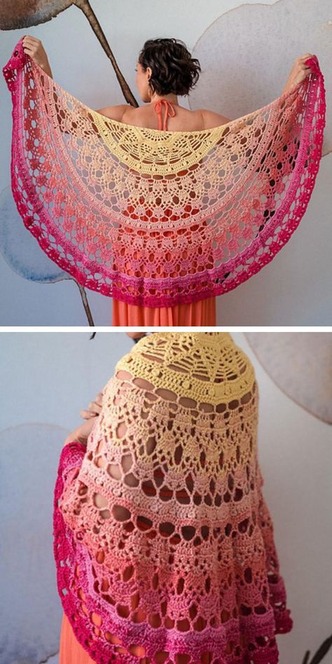 Lost Souls Shawl Crochet Pattern Free, Crochet Patterns Free Shaw, Mandala Yarn Crochet Patterns Free 1 Skein, Stevie Nicks Shawl Crochet Pattern, Crochet One Skein Shawl, Shawl In A Ball Crochet Patterns Free, Crocheted Shawl Patterns Free, Crochet Round Shawl Pattern Free, Skull Shawl Crochet Pattern