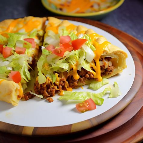 Taco And Crescent Rolls, Pillsbury Crescent Roll Taco Pie, Pillsbury Taco Bake, Crescent Roll Taco Bake Recipe, Pillsbury Taco Pie, Frito Taco Pie With Crescent Rolls, Taco Ring With Crescent Rolls Pillsbury, Crescent Roll Tacos, Crescent Roll Taco Pizza