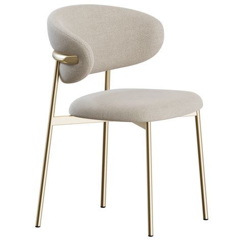 Cafe Metal Chairs, Sleek Dining Chairs, Calligaris Chair, Sleek Chairs, Sleek Dining Chair, Gold Chairs, Chic Dining Chairs, Dining Chair Modern, Dining Chairs Modern