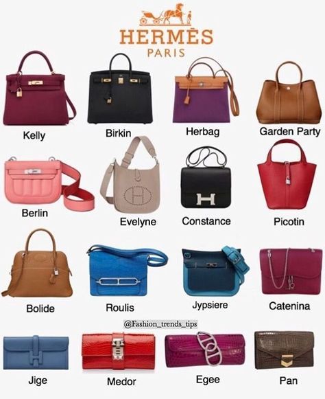 Sac Hermes Kelly, Tas Louis Vuitton, Tas Gucci, Tas Chanel, Tas Hermes, Mode Tips, Timeless Bags, Luxury Bags Collection, Bag Names