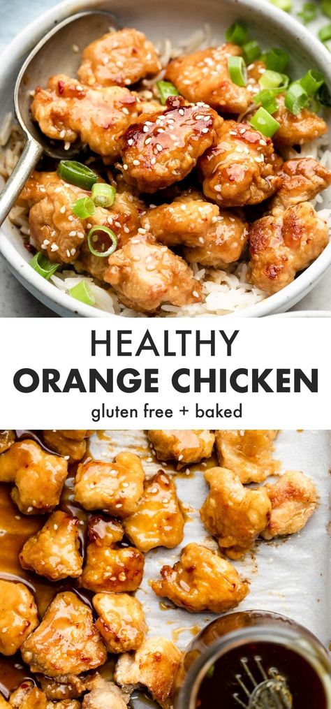 Orange Cashew Chicken, Gluten Dairy Free Chicken Recipes, Low Sodium Orange Chicken, Mindful Recipes, Air Fryer Orange Chicken, Paleo Orange Chicken, Gluten Free Orange Chicken, Orange Chicken Stir Fry, Bug Food