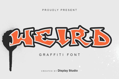 Weird is a cool and graffiti styled display font, that has a street art vibe. This font is suitable for designs such as t-shirts, sportswear, logos, advertisements, clothing, and more. You can free download Weird font for personal use or buy the full version with a commercial license here. Weird Display Font License: Personal Use […] The post Weird Font appeared first on FreeFontDL. Weird Fonts, Art Vibe, Graffiti Font, Font Generator, Graffiti Styles, Display Font, Shark Teeth, Free Fonts Download, Creative Branding