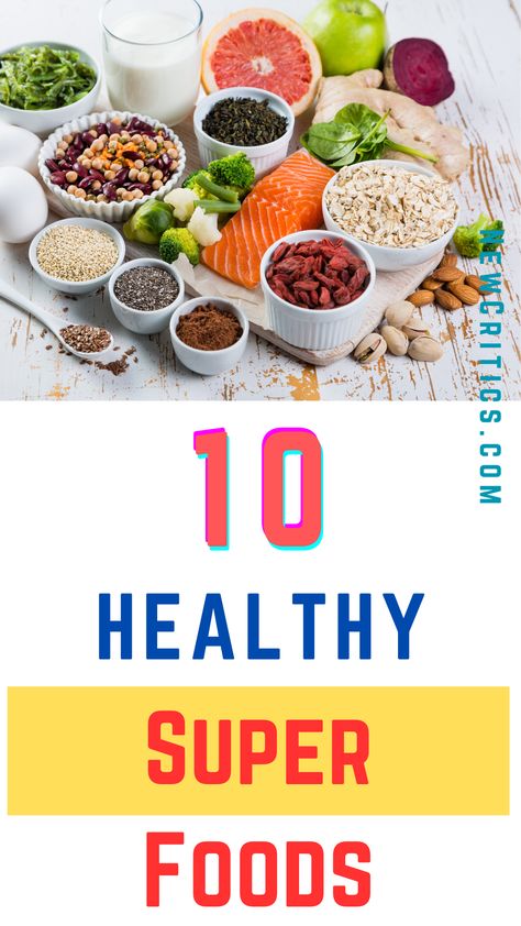 Healthy foods and superfoods. Eating healthy doesn't have to be boring or bland. Here are 10 of the healthiest and most delicious foods to add to your diet. Compared to other foods, superfoods contain above-average amounts of nutrients such as vitamins, proteins, and antioxidants and have a positive effect on health and physical well-being. However, there is no binding definition of superfoods. Top Superfoods, Super Foods List, Healthy Foods To Make, Smoothie Bowl Healthy, Power Foods, Pregnancy Food, Super Foods, Healthy Food Options, Lunch Recipes Healthy