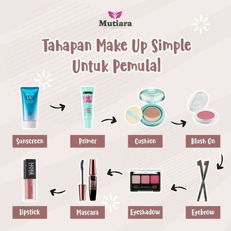 2020 Nov 18This Pin was discovered by Khusnull HayatiDiscover (and saveyour own Pins on Pinterest Cara Makeup, Make Up Simple, Teknik Makeup, Membentuk Alis, How To Make Up, Mekap Mata, Teenager Makeup, Recommended Skin Care Products, Makeup Order