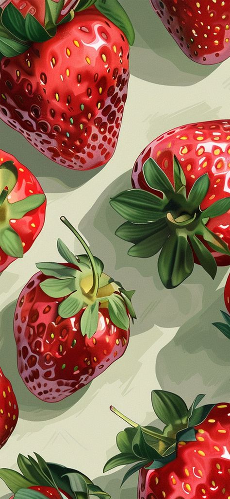 Cute Strawberry Background, Strawberry Aesthetic Wallpaper Iphone, Strawberry Background Wallpapers, Strawberry Background Aesthetic, Strawberry Lockscreen, Strawberry Aesthetic Wallpaper, Strawberry Wallpaper Aesthetic, Wallpaper Strawberry, Strawberry Wallpaper