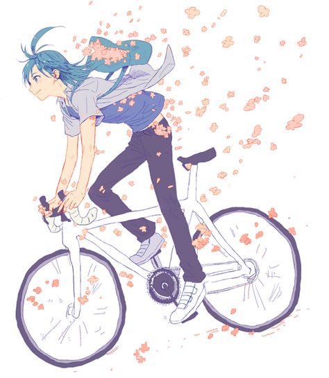 Bicycle Person On Bicycle Reference, Fantasy Bicycle, Bicycle Anime, Bike Anime, Anime Bike, Bike Reference, Bicycle Drawing, Aladdin Magi, Bicycle Illustration