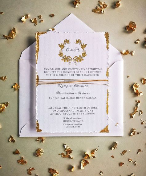 Wedding Invites Handmade, Gold Foil Invitations, Wreath Wedding Invitations, Gold Foil Wedding Invitations, Gold Foil Invitation, Gold Wreath, Gold Foil Wedding, Foil Wedding Invitations, Handmade Wedding Invitations