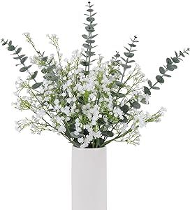 Gypsophila Bouquet, Office Flowers, Feuille Eucalyptus, Home Floral Arrangements, Unique Bouquet, Decoration Plante, Topiaries, Floral Arrangements Wedding, Artificial Flower Arrangements