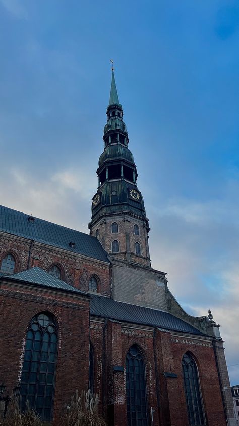 Latvia Architecture, Baltic Countries, Europe Aesthetic, Riga Latvia, St Peter, Gothic Architecture, Travel Europe, Eye Art, Riga