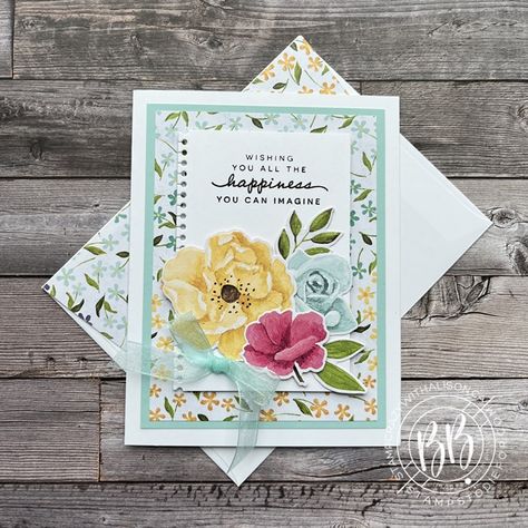 Hues of Happiness Suite - Stamp Crazy with Alison Hues Of Happiness Dsp Stampin Up Cards, Hues Of Happiness, Happiness Abounds, Sending Smiles, Dsp Cards, Hand Stamped Cards, Free Cards, Stampin Up Catalog, Your Cards