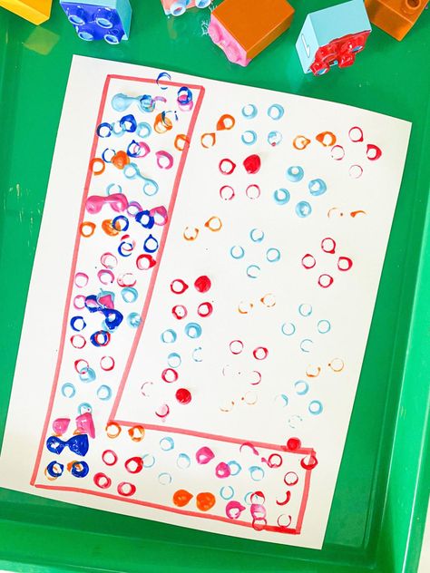 15 EASY Letter L Crafts and Activities - ABCDee Learning Letter L Crafts, Letter M Activities, Lego Letters, Stick Letters, Abc Art, Lego Craft, Alphabet Crafts, Preschool Letters, Dot Markers