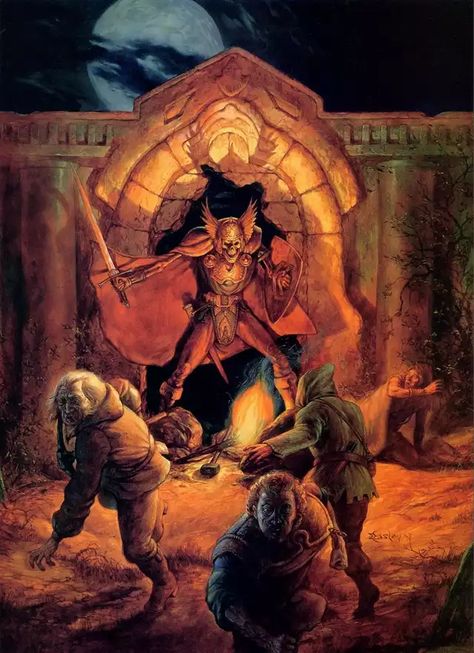 Old School D&D Art - Jeff Easley - Imgur Jeff Easley, Karl Kopinski, Alan Lee, Robert Mcginnis, Dungeons And Dragons Art, Retro Artwork, Fantasy Life, Heroic Fantasy, Art Ancien