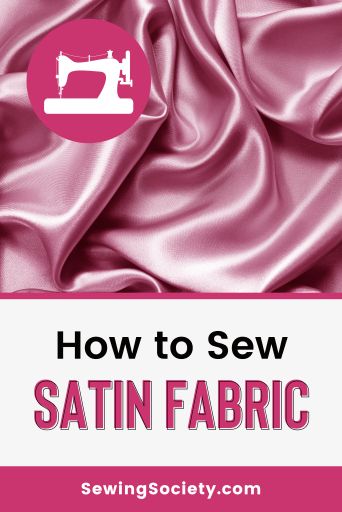 Tips for Sewing Satin Fabric – Sewing Society Satin Fabric Crafts Diy Projects, Sewing Silk Tips, Satin Fabric Sewing, Tips For Sewing Silky Fabric, Satin Fabric Crafts, Satin Fabric Ideas, Sewing Polyester Fabric Tips, How To Sew Satin Fabric, How To Sew Silky Fabric