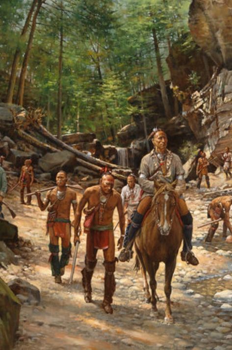 Arte Cowboy, Woodland Indians, Eastern Woodlands, Native American Paintings, Native American Warrior, Cherokee Indian, Native American Images, Native American Clothing, Native American Men