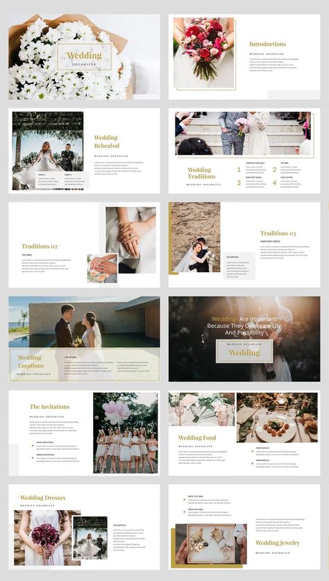 Wedding PowerPoint Presentation Template. 36 Slides Wedding Planning Presentation, Event Presentation Template, Wedding Presentation Ideas, Wedding Powerpoint Template, Wedding Presentation Design, Bridesmaid Powerpoint, Wedding Organizer Logo Design, Wedding Presentation Powerpoint, Web Invitation Wedding