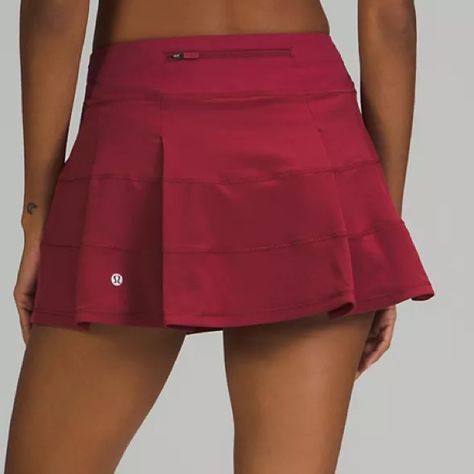 Nike Winter Jackets, Lululemon Tennis Skirt, Lululemon Collection, Anna Claire, Pace Rival Skirt, Lulu Skirt, Black Tennis Skirt, Maroon Skirt, Black Ruffle Skirt