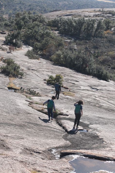 Enchanted Rock Texas, Texas Travel Guide, Texas Vacation, Texas State Parks, Enchanted Rock, Texas Vacations, Hiking With Kids, Light Trails, Texas Travel