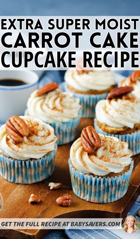 The Best Carrot Cake Cupcakes, Carrot Cake Cupcakes With Applesauce, Carrot Cupcakes With Pineapple, Moist Carrot Cupcake Recipe, Carrot Cake Cupcakes With Filling, Carrot Pineapple Muffins Moist, Carrot Cake Recipe Muffins, Carrots Cake Cupcakes, Carrot Cake Mini Cupcakes