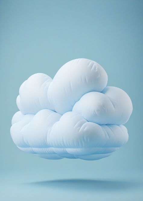 inflatable 3d cloud - Oksuro Cloud Graphic Design, Blender Abstract, Cloud Typography, Abstract Icons, Cloud Poster, Cloud Graphic, Floating Clouds, 3d Clouds, Cloud Texture