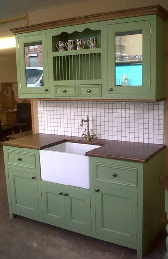 Free Standing Kitchen Sink, Kitchen Sink Units, Kitchen Standing Cabinet, Free Standing Kitchen Units, Free Standing Kitchen, Free Standing Kitchen Cabinets, Casa Retro, Kitchen Unit, Belfast Sink