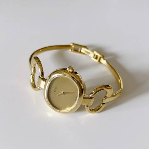 Gucci gold plated oval bangle watch from the 90s will be available today at 5pm pacific time! Oval Bangle, Watches Collection, Boom Box, Gold Watches, Gold Watches Women, Bangle Watches, Watches Women, Dope Jewelry, August 8