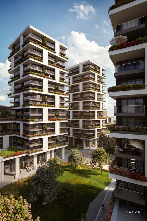 experience. Apartment Building Exterior, Condominium Architecture, Social Housing Architecture, Fasad Design, Multi Storey Building, Commercial Design Exterior, Building Aesthetic, Facade Architecture Design, High Rise Apartments