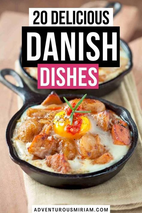 Danish Food Guide I Are you wondering what to eat in Denmark? You've probably heard about Danish pastry and maybe even stegt flæsk med persillesovs, but there's so much more delicious Danish food to try! Here are 20 traditional Danish dishes to eat in Denmark. You'll find most of these dishes in big cities like Copenhagen and Aarhus, but some are regional dishes. Also learn tips to find authentic Danish food on your visit to Denmark. This is the perfect Denmark food guide for traveling ... Red Hot Dogs, Danish Dessert, Denmark Food, Danish Cuisine, Colombian Cuisine, Holiday Meal Planning, Food To Try, Belly Tattoos, Poetry Ideas