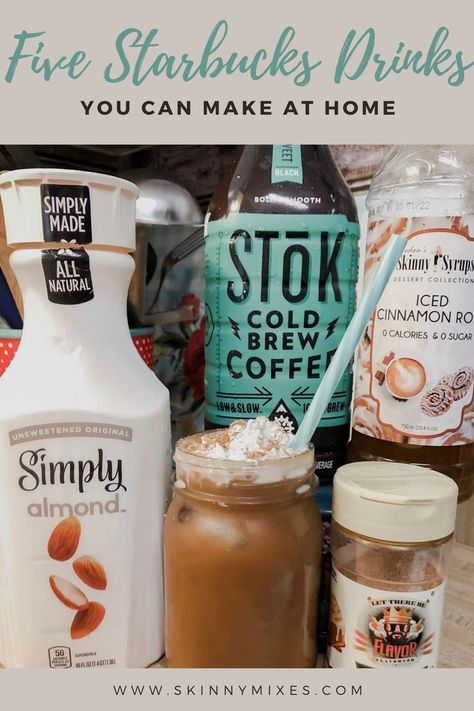 Keto Starbucks Drinks At Home, Keto Coffee Drinks At Home, Low Calorie Coffee At Home, Bariatric Coffee Drinks, Ww Iced Coffee Recipes, Low Carb Coffee Drinks At Home, Healthy Coffee Drinks At Home, Low Carb Starbucks Drinks Iced, Ww Coffee Drinks