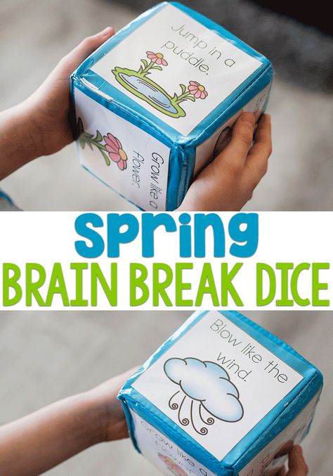 Spring Movement Cards Free, Preschool Brain Breaks, Easy Spring Activities For Preschool, Spring Movement Activities For Preschool, Flower Gross Motor Activities, Spring Break Toddler Activities, Spring Gross Motor Activities Preschool, Spring Group Activities, Spring Motor Activities