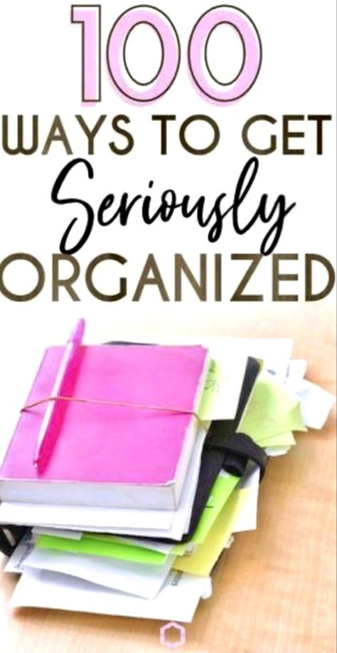 Get Seriously Organized, Seriously Organized, Organize Life, Organizing Life, Diy Organizer, Declutter And Organize, Organisation Hacks, Organizing Hacks, Clutter Organization