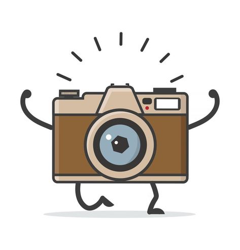 Cartoon camera vector sign Flat style Camera Cartoon Drawing, Camera Character, Cartoon Camera, Camera Vector, Camera Cartoon, Camera Illustration, Film Logo, Cute Camera, Retro Camera