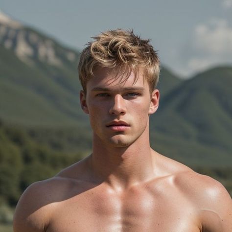 Guys With Blonde Hair, Blonde Teen Boy, Blonde Male Models, College Instagram, Male Art Photography, Male Art Model, Blond Model, Blond Boy, Body Positive Photography