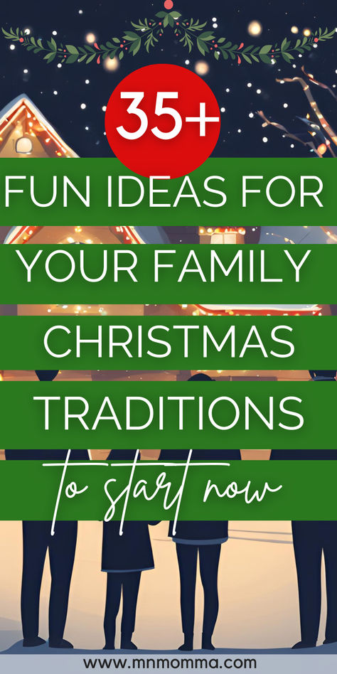 During the holidays, special Christmas traditions for family are extra important. Build that family bond and start Christmas Traditions for kids to create meaningful memories that'll last a lifetime. Core memories your little ones will never forget. Check out this great list of 35 Christmas things to do as a family. These Christmas activities for families are so fun, your kids will look forward to them every year. Family Crafts For Christmas, Christmas Fun Ideas Families, Fun Kids Christmas Activities, Traditional Christmas Activities, Kids Christmas Traditions Family, Christmas Traditions With Friends, Small Family Christmas Traditions, Xmas Traditions For Kids, Things To Do Leading Up To Christmas