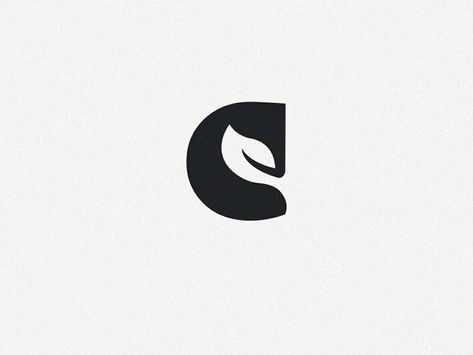 C Leaf logo by Andika Prasetyo on Dribbble Vegan Logo Design Inspiration, Soil Logo, Bg Logo, Leave Logo, Seed Logo, Leaf Logo Design, Garden Logo, Leaves Logo, Vegan Journey