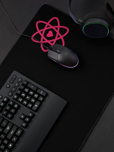 "React Js is love Stickers - New React Code Logo" Mouse Pad for Sale by kanhadesign | Redbubble React Coding, React Code, Code Wallpaper, React Js, Personal Computer, Love Stickers, Mouse Pad Design, A Mouse, Mouse Pad