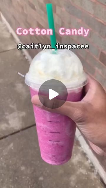 153K views · 20K likes | Mikey on Instagram: "Cotton candy. This is an old recipe though, still good.   #explorepage #yummy #delicious #starbucks #coffee #summer #drinks #food #foodie #starbuckscoffee #starbucksdrinks" Cotton Candy Refresher Starbucks, Cotton Candy Starbucks Drink, Starbux Orders, Starbux Drinks, Sweet Drinks Recipes, Cotton Candy Drinks, Coffee Summer, Candy Drinks, Starbucks Drink