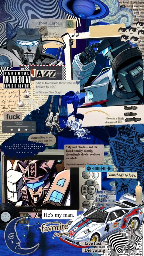 Transformers jazz collage wallpaper! Transformers Jazz, Resident Evil Game, Transformers 3, Collage Wallpaper, Transformers Characters, Transformers G1, Comic Drawing, Transformers Prime, Transformers Art