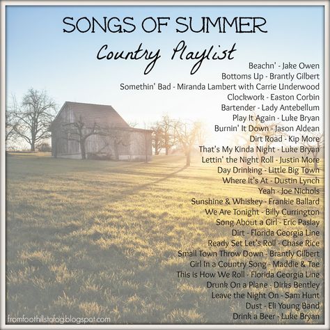 Summer Country Playlist, Country Songs List, Lyric Captions, Country Music Playlist, Music Lists, Song Lists, Country Playlist, Summer Songs Playlist, Country Love Songs