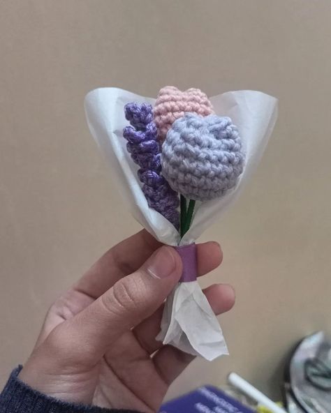 Crochet mini bouquet that blooms all year round 🌷💜 . .. . #CrochetCreations #crochet #handmade #fyp #explore #onlineshopping #motivation #positivity Mini Bouquet Crochet, Mini Crochet Bouquet, Crochet Mini Bouquet, Crochet Bouquets, Bouquet Crochet, Mini Bouquet, Crochet Bouquet, Mini Crochet, Crochet Handmade