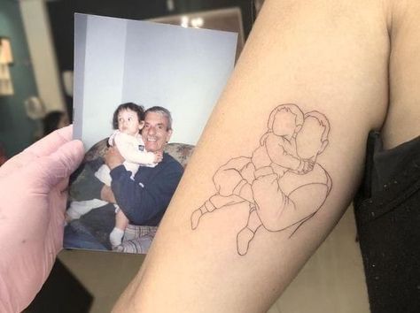 Cute Simple Tattoos, Dad Tattoo, Mommy Tattoos, Tato Lengan, Writing Tattoos, Inspiration Tattoos, Small Tattoos Simple, Dad Tattoos, Discreet Tattoos