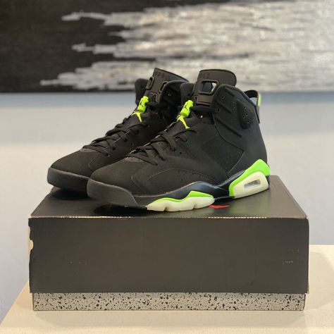 Nike Air Jordan 6 Retro Electric Green Size 12 Get a price at https://copapair.com/nike-air-jordan-6-retro-electric-green-size-12/ Jordan 6 Electric Green Outfit, Green Jordans, Air Jordan 6 Retro, Nike Air Jordan 6, Jordan 6 Retro, Electric Green, Air Jordan 6, Matching Jordans, Jordan 6