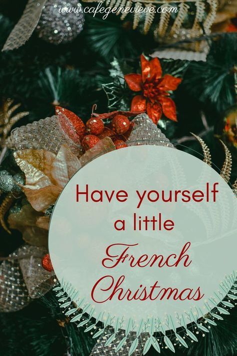 French Holiday Decor, French Christmas Market, Paris Christmas Decorations, Christmas In Paris Party Theme, Christmas Decor French Country, French Christmas Aesthetic, Christmas In Provence, European Christmas Aesthetic, French Christmas Decorations