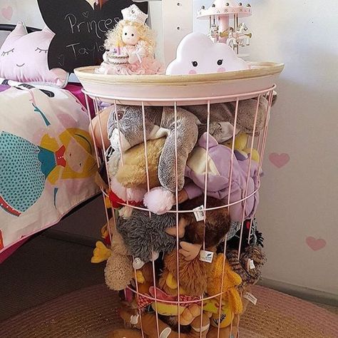 I am off to Kmart to grab this! The stuffed puppies are taking over!!! Kmart Styling, Kmart Decor, Kmart Hacks, Small Kids Room, Trendy Toys, Hamper Storage, Bamboo Tray, Diy Kids Toys, Wire Storage