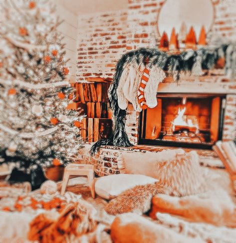 these are edited using ultralight, and colourtone! 🧺 German Smear, Lightroom Mobile, Christmas Aesthetic, Christmas Winter, A Living Room, Lightroom, Fireplace, Christmas Tree, Living Room