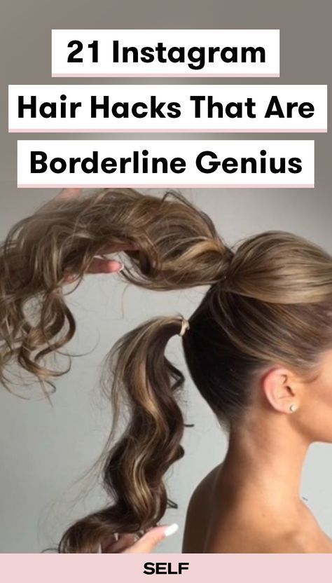 Easy Curls, Easy Hairdos, Fesyen Rambut, A Ponytail, Creative Hairstyles, Good Hair Day, Braids Hairstyles, Best Of The Best, Medium Length Hair Cuts