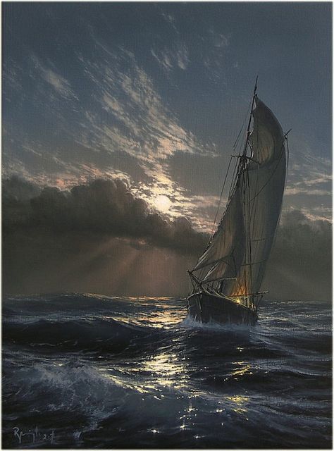 Marine Art by Marek Ruzyk Magnificent Hyperrealistic Oil Paintings Capture the Glory of Ships at Sea Tre Kunst, Navi A Vela, Graffiti Pictures, Old Sailing Ships, Maritime Art, Marine Art, Ship Drawing, Ship Paintings, Boat Art