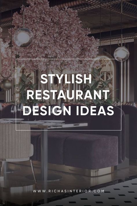 Although commercial, these stylish restaurants and cafes can easily inspire the design of your personal spaces, through texture, lighting, seating and more. From refined cafes, to bright bohemian spots, these unique restaurants are layered and thoughtful, providing the perfect inspiration for your own restaurant redesign. #luxuryrestaurantdesing #restaurantdesign #luxurycafedecorations #cafedecorations #restaurantdecorations Luxury Restaurant Interior Design Modern, Moody Restaurant Interior, Restaurant Concept Ideas, Restaurant Interior Design Modern, Ceiling Concrete, Restaurant Design Ideas, Luxury Cafe, Luxury Restaurant Interior, Stylish Restaurant