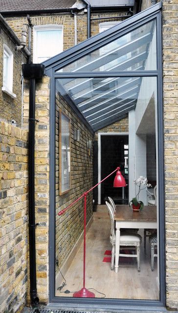 Side Return Extension, Side Extension, Side Return, Glass Extension, London Kitchen, House Extension Design, Victorian Terrace, Brick Walls, Patio Interior