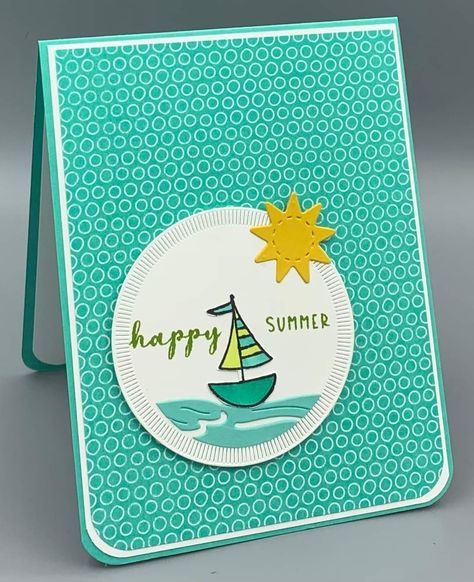 Color Generator, Happy Cards, Summer Cards, Bone Folder, Pocket Cards, Stamping Up Cards, Choose Happy, Happy Summer, Stamping Up